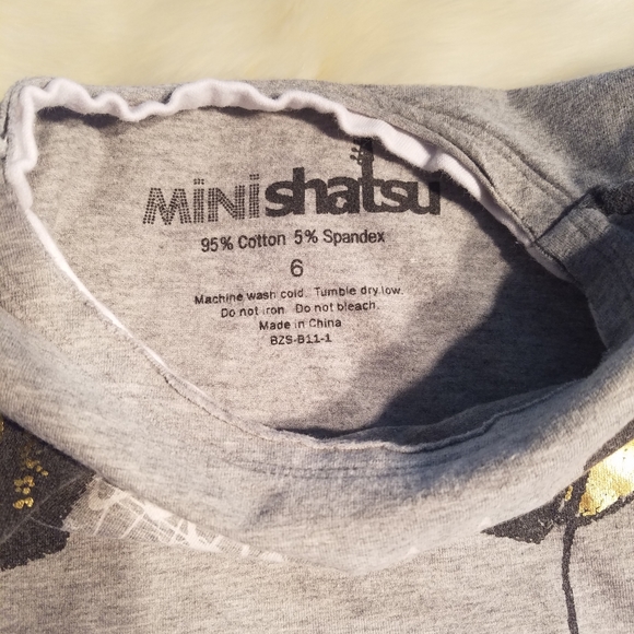 Mini Shiatsu Set of 2 Long Sleeved Shirts size 6 - Picture 4 of 10